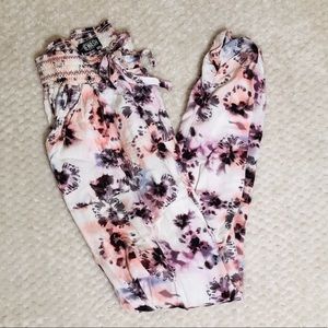 REWASH Floral Beach pants